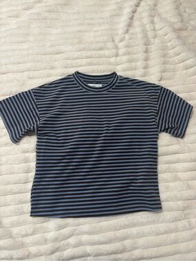 Shop talulah stripe velvet top